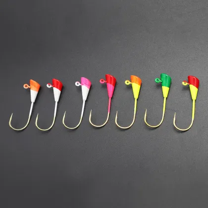  SUPERIORFISHING Saltwater Shad Jig Head Worm Hook JY1007