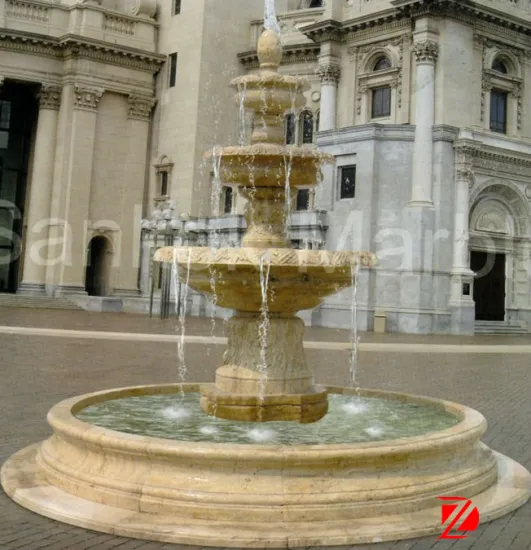 travertine water fountains