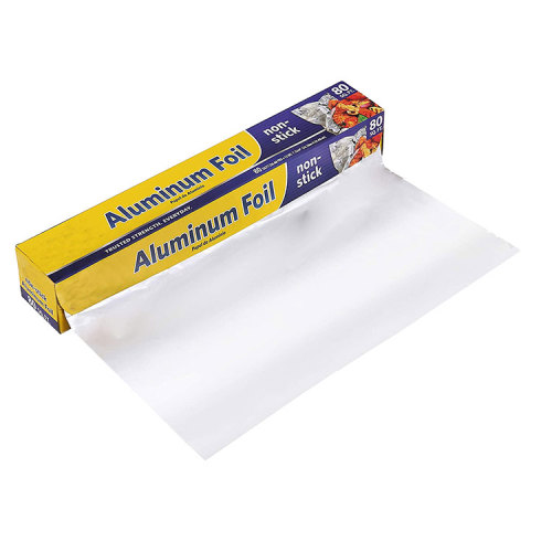 Rollo de papel de aluminio de 18 micrones de espesor