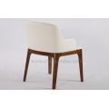 Solid Wood Grace Dining Chair With Armrest