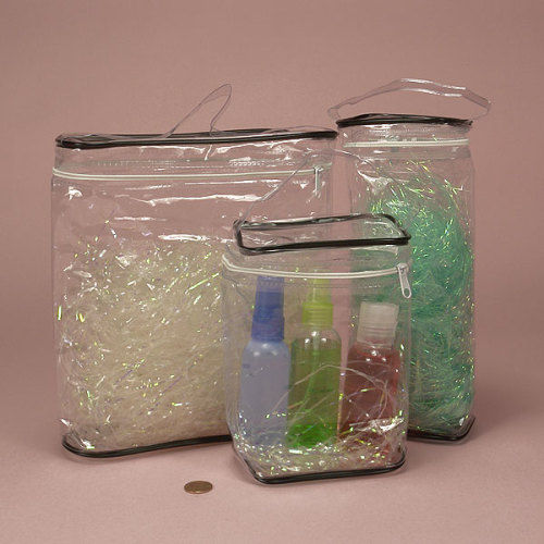 Reusable PVC Vinyl Bags With Rope Handle
