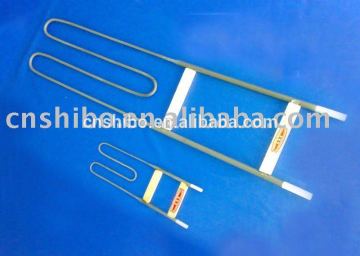 W type MoSi2 heating rods for high temperature furnace