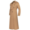 Trench coat da uomo in bianco personalizzato casual taglie forti