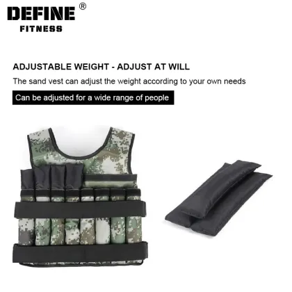 Adjustable Weight-Bearing Vest for Physical Training: Customizable Sandbag Weight from 10 to 20 kg