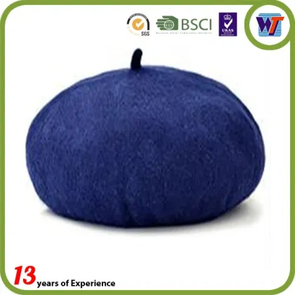 Wool beret french fashion women beret cap solid color beret hats