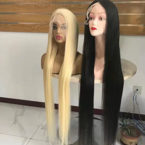 brazilian remy human hair transparent lace hd lace wig deep bleached knots straight full lace human hair wigs