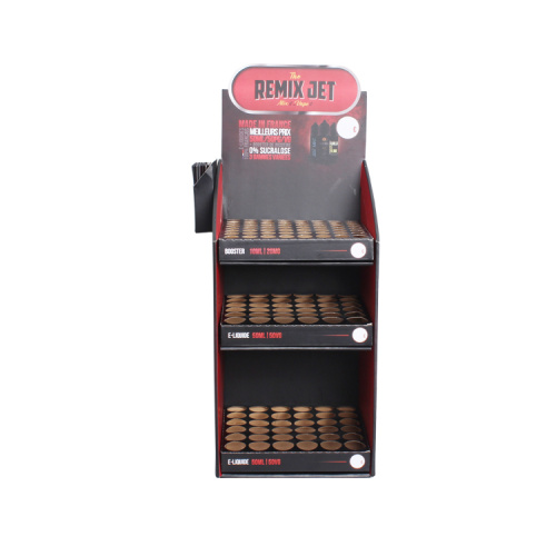 APEX Retail Liquid Bottle Counter Cardboard Display