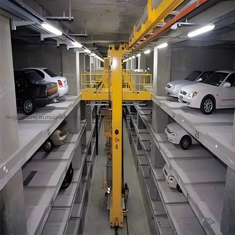 4 Floor Plane Moving Puzzel Parking System