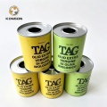 Aparência high-end customizável do OEM das latas redondas do metal do produto comestível das latas de lata do azeite para o realce do valor da marca