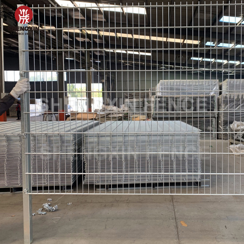 Hot Dipped Decorative Wire Mesh Fence Twin Bar Steel Welded Double Wire Mesh Fencing Factory