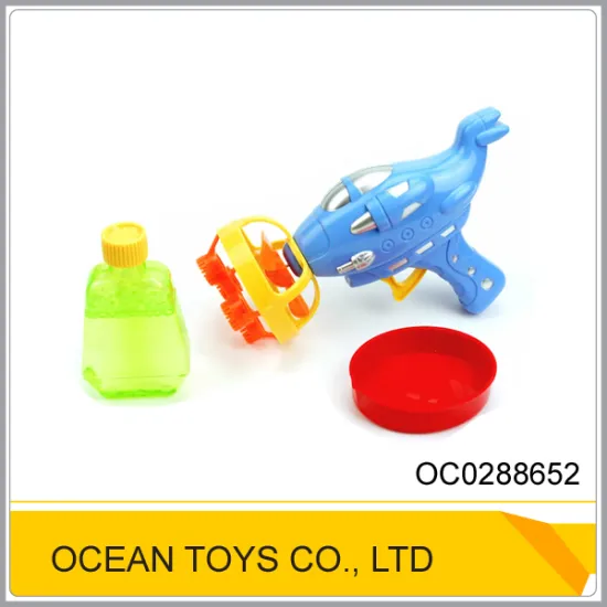 Semi-Auto 2 in 1 plastic manual bubble gun with fan OC0288651