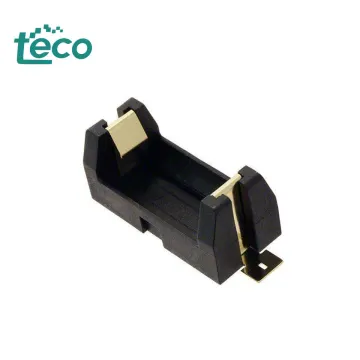 Gold-Plated SMT Battery Holder for 1/2AA Batteries