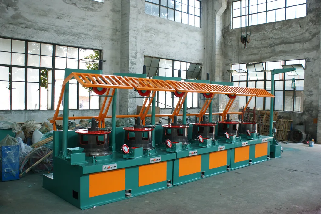 High Efficiency Line Straight Pulley Type Wire Drawing Machine with Low Noise