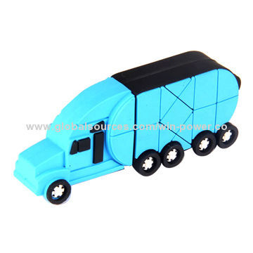 Truck USB2.0/3.0 Flash Drive, PVC SB Stick, High-transfer Rate for Fast Copy/Download