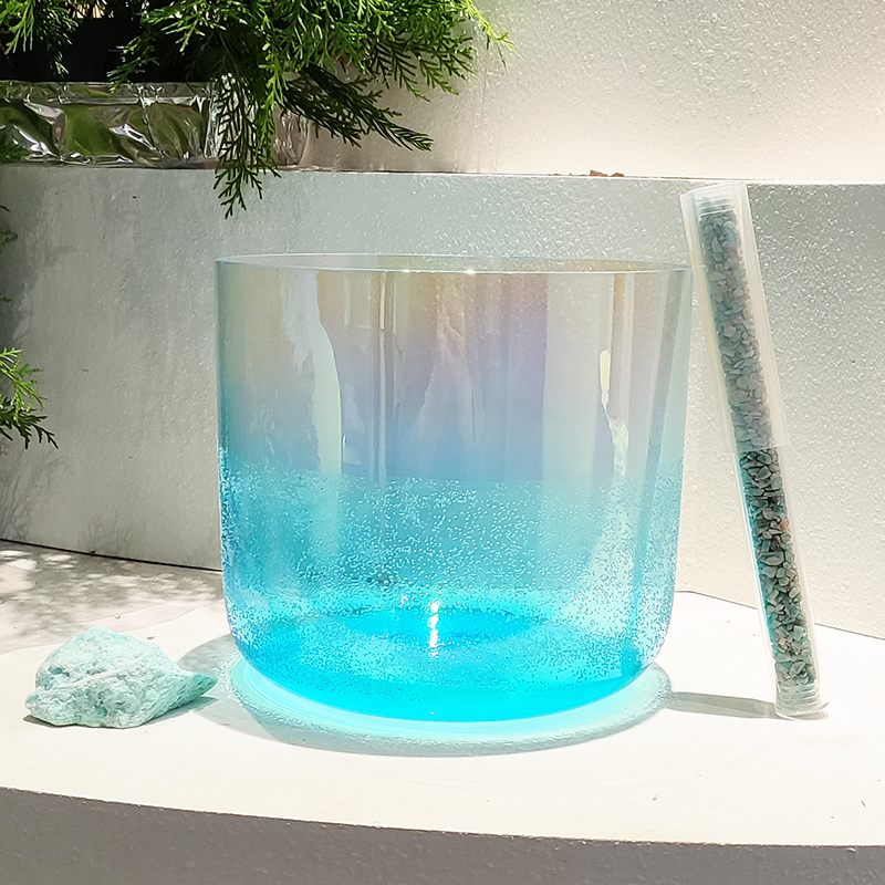 Q're amazonite alchemy crystal singing bowl