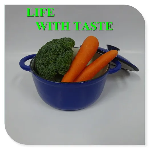 28CM Cast Iron Cookware with enamel coating