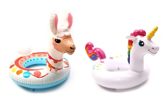 animal shapes safety inflatable children swimming ring