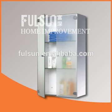 fashional modern stainless steel mirror bathroom cabinet
