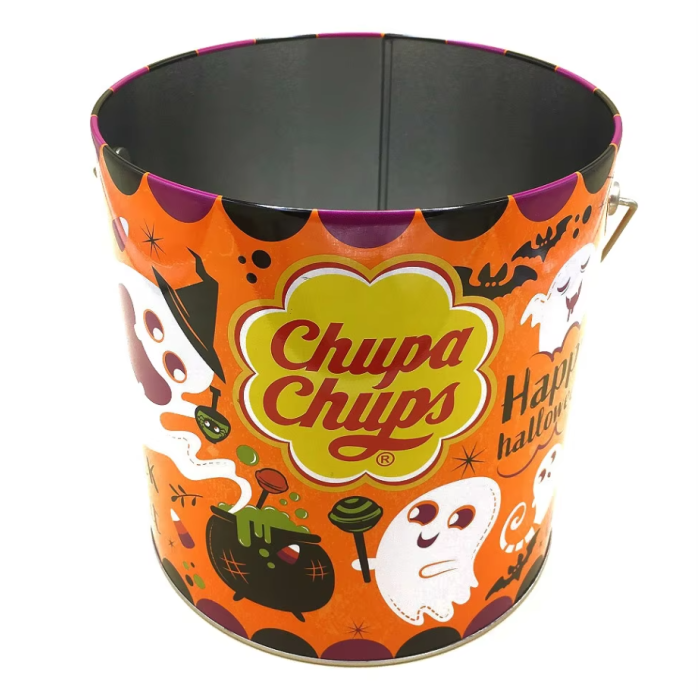 DADI Ice Tin Bucket with Metal Handle Lid