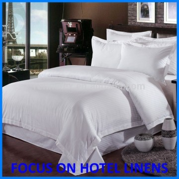 Hotel bed linen wholesale,100% cotton, stripe bedding set