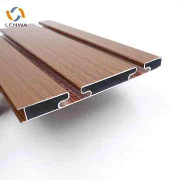 LENWA ALUMINIUM Slat Wall Panel Display Profiles