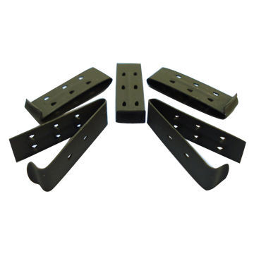 Flat metal spring clips for furniture/electronic products