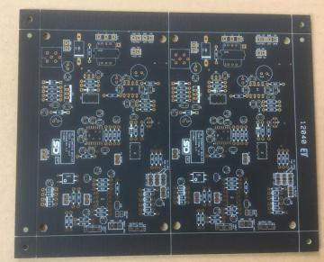FR4 PCB with Matt  black  Soldermask
