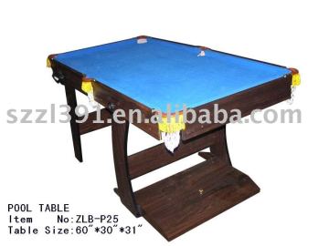 Folding chidren snooker game table