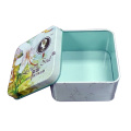 Pouflaits Rectangular Tin Box Personnalisation de la boîte en étain