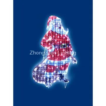 santa cluas christmas light holiday light decorating light