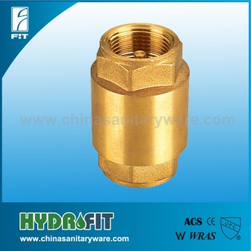 brass check valve with brass locking element