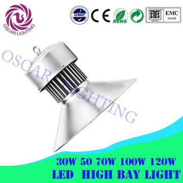 high power 100w led high bay light with 60°/90°/120° beam angle