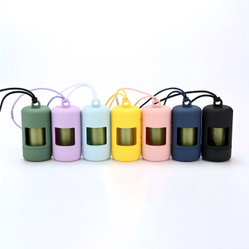 Pet Poop Bag Dispenser: Dog Waste Bags Holder & Keychain Accessory
