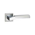 Interior firm aluminum zinc door handle on rose