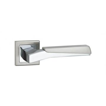 Interior firm aluminum zinc door handle on rose