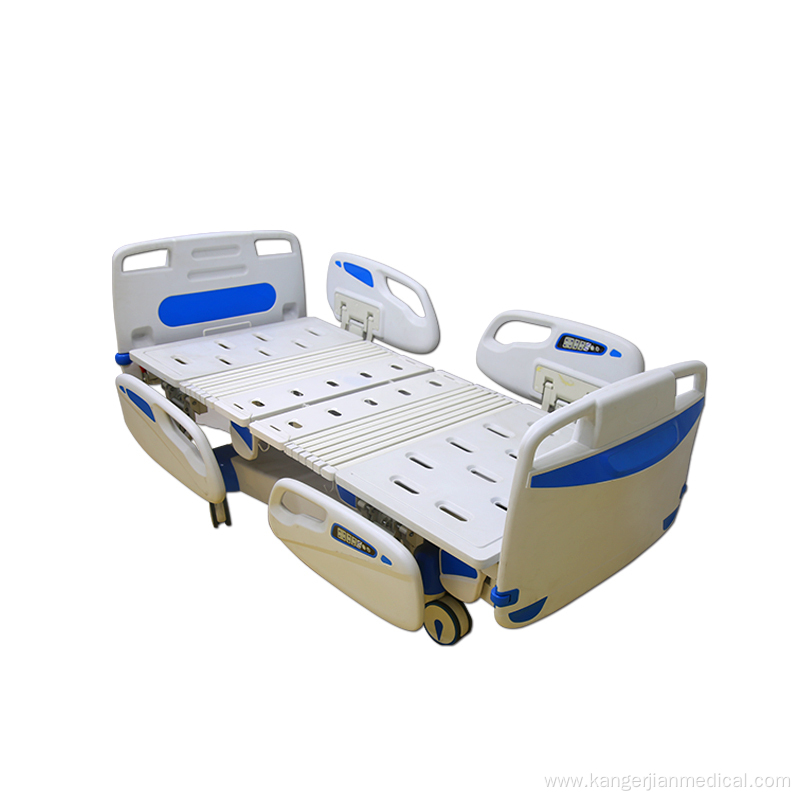 Hospital icu room hospital bed with cpr function medical electric icu beds