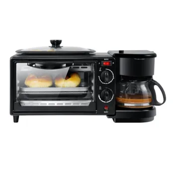 3-in-1 Oven Breakfast Bowl: Coffee Pot & Oven Combo
