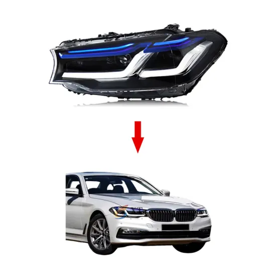 Plug and Play XT Upgrade LED Headlights for BMW 5 Series 2017-2020 M5 Style