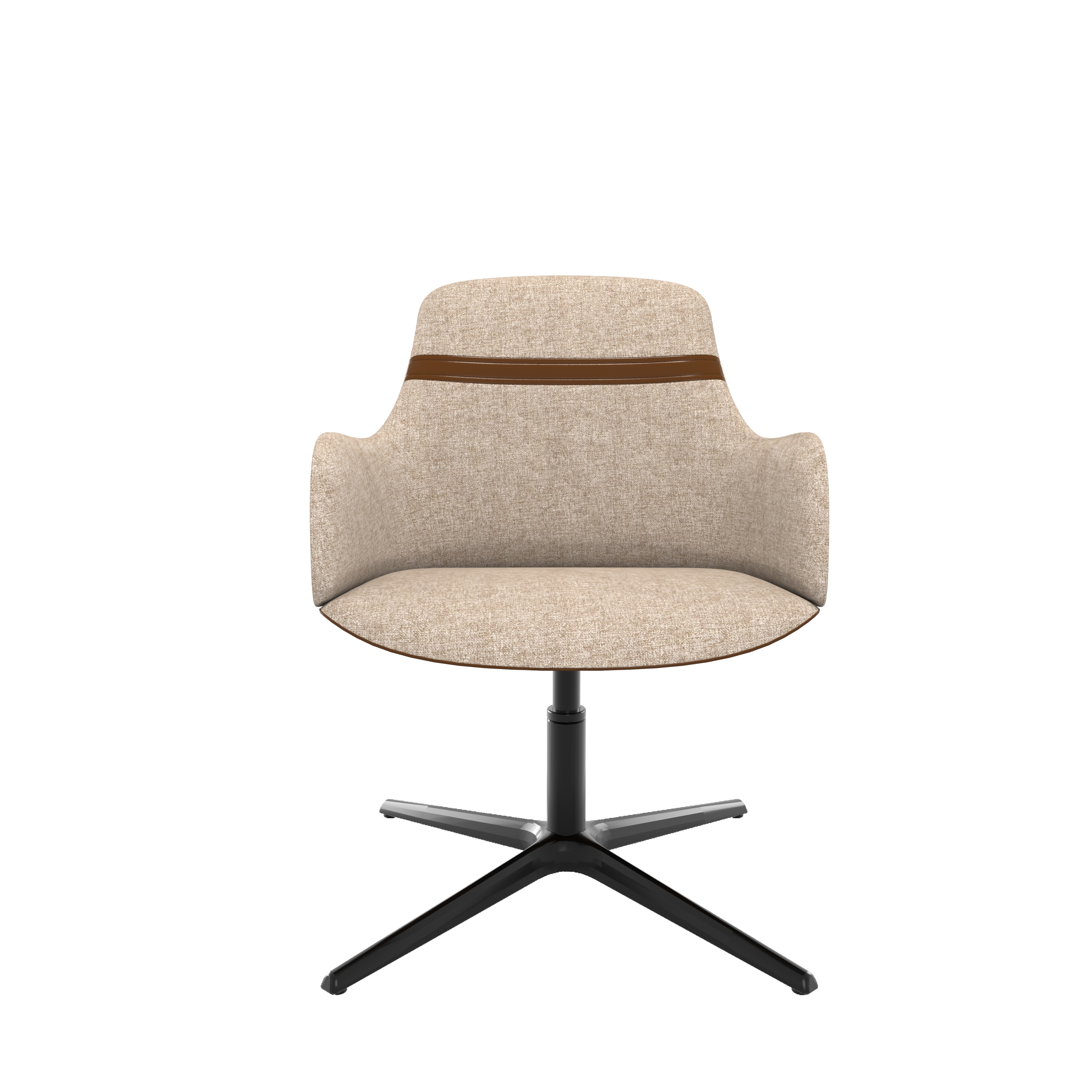 Modern New Design Soft Fabric Cushion Office Reception Leisure Lounge Chair for Sales