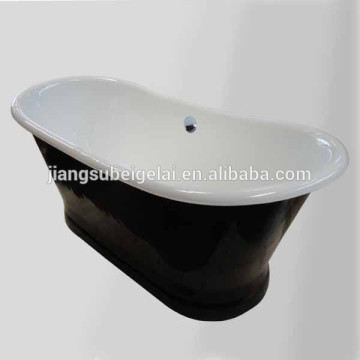 bathroom shower free standing cast iron bath tub with plinth 1700mm