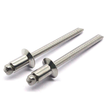 Kilang China Berkualiti Tinggi: Jualan Panas 4.0mm Aluminium dan Kubah Kubah Kepala Rivet Buta - Rivet terbuka dan buta