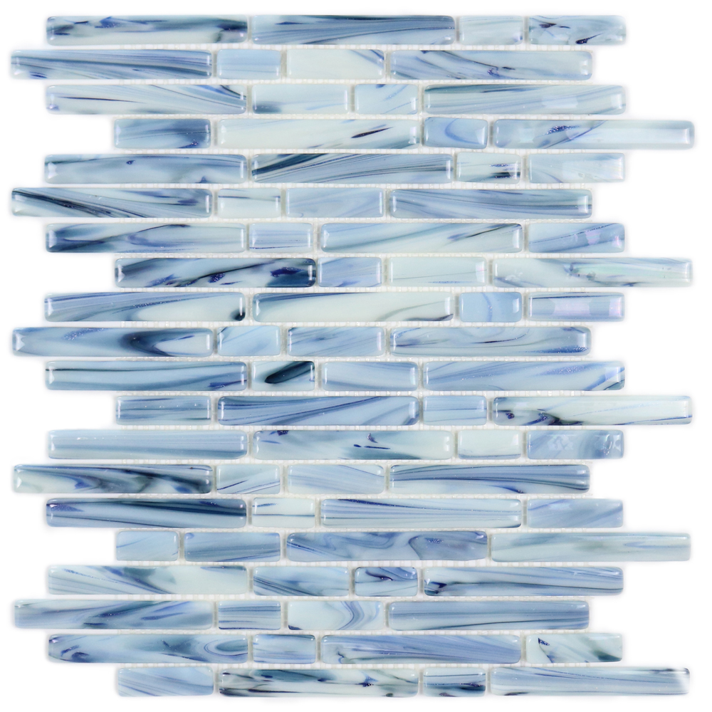 Mosaic Européen Country Bord Strip Verre Art Tiles