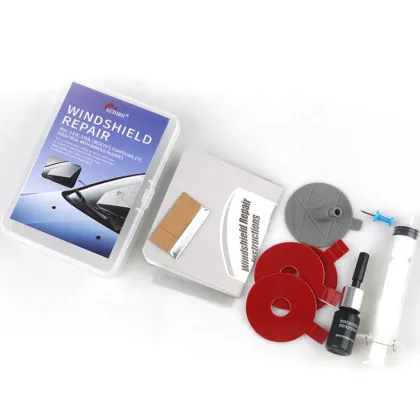 DIY Car Glass Windshield Repair Kit: HYML Auto Windscreen Repair Tools with Crack Repair Fluid