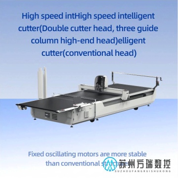 Kumaş için Yüksek Hassasiyetli Çift Bıçaklı Kesme Makinesi