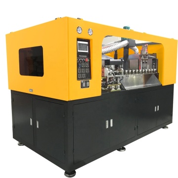 Automatische zwei/c Vier Hohlraum breite Mundglas -Flasche Pet Preform Hand Feed Blow Formmaschine mit automatischem Lastsystem