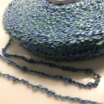 acrylic fibers polyeter Color yarn spinning pot-bellied fancy kintting yarn