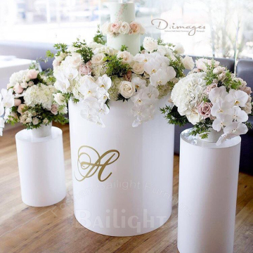 PVC Wedding Flower Stand Furniture for Romantic Reception