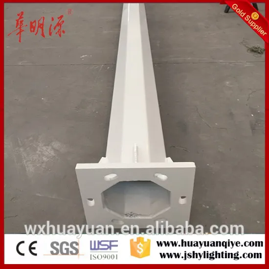 Favorites compare Q235 street lighting octagonal steel poles with specifications
