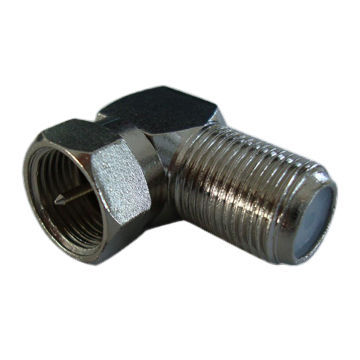 Right angle F male to F female connectors, OEM/ODM orders are welcome