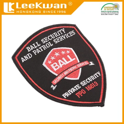 Fashion plain embroidered patch , embroidered epaulette